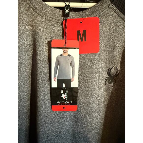 Spyder Active long sleeve shirt New Men’s M - Picture 5 of 5